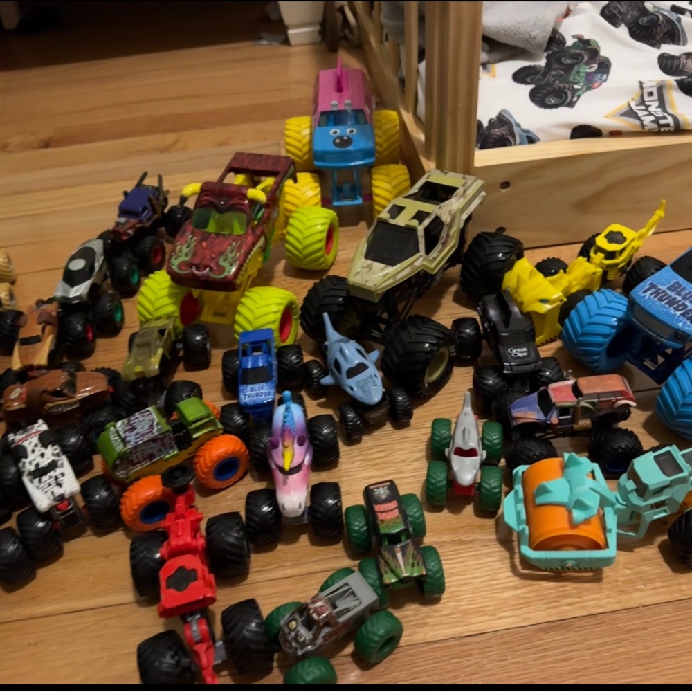 Colorful Monster Truck Toy Collection